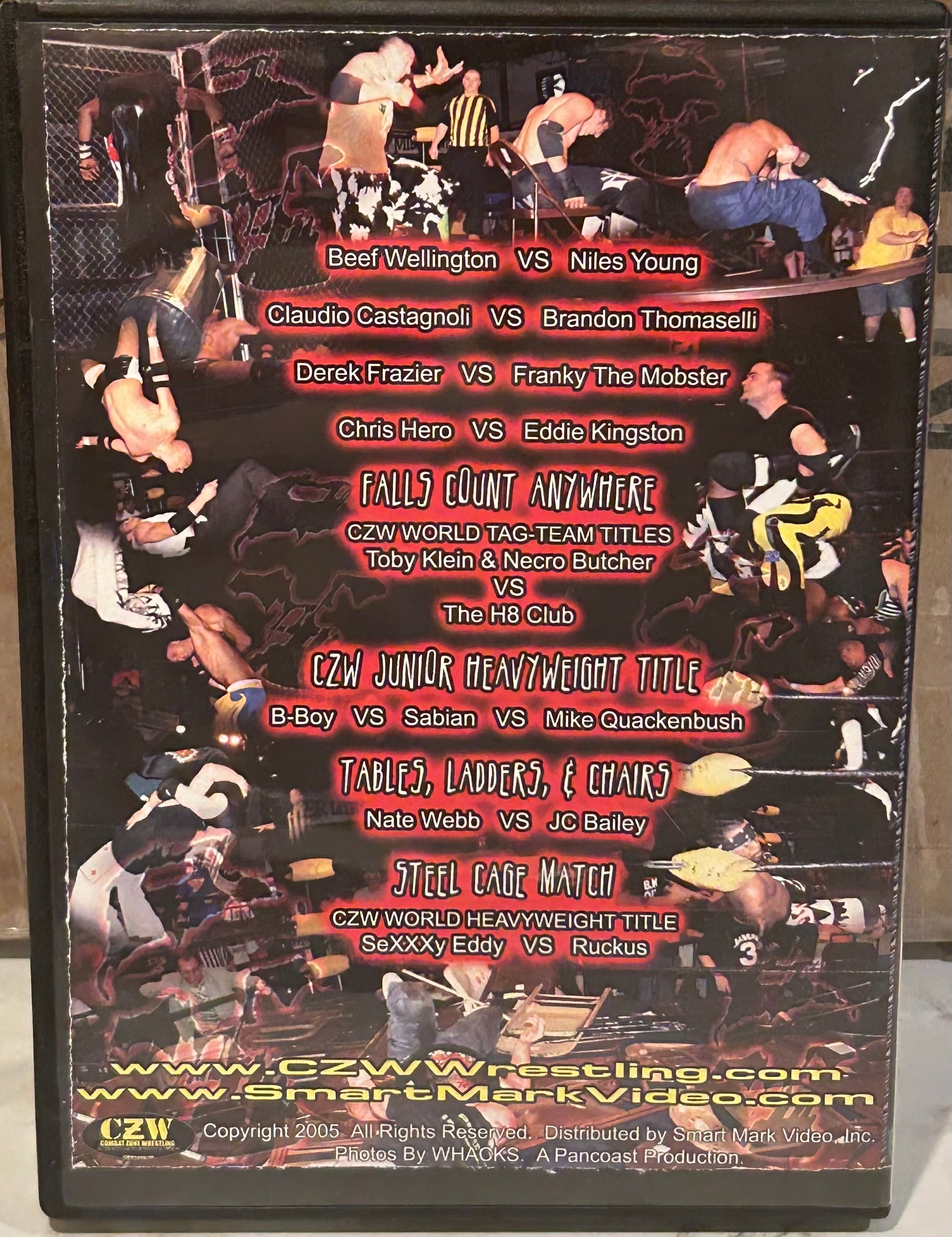 CZW DVD “Violent by Design” 6/11/2005 (Necro Butcher, H8 Club