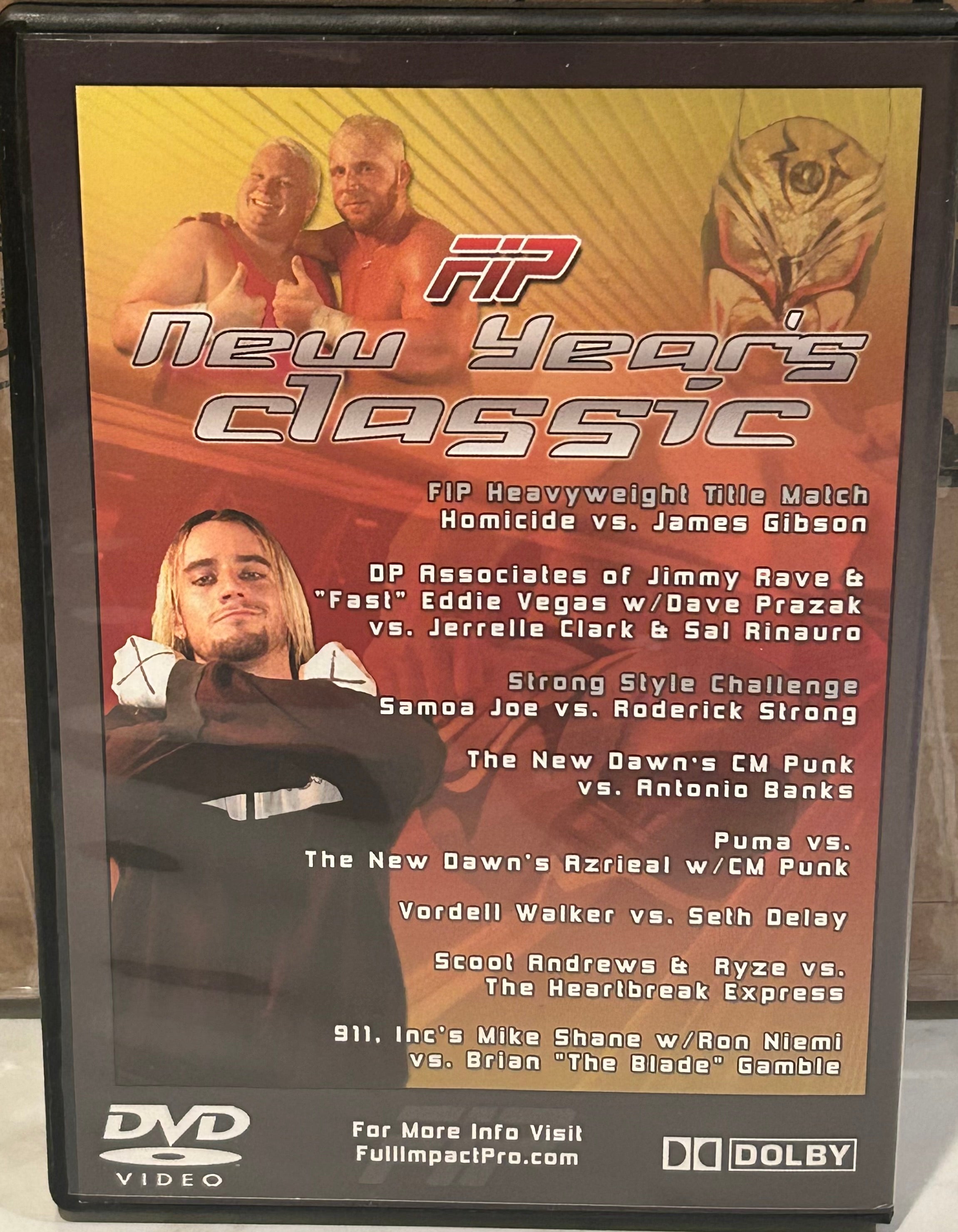 FIP DVD “New Year's Classic” 1/7/05 (CM Punk, Homicide, Samoa Joe