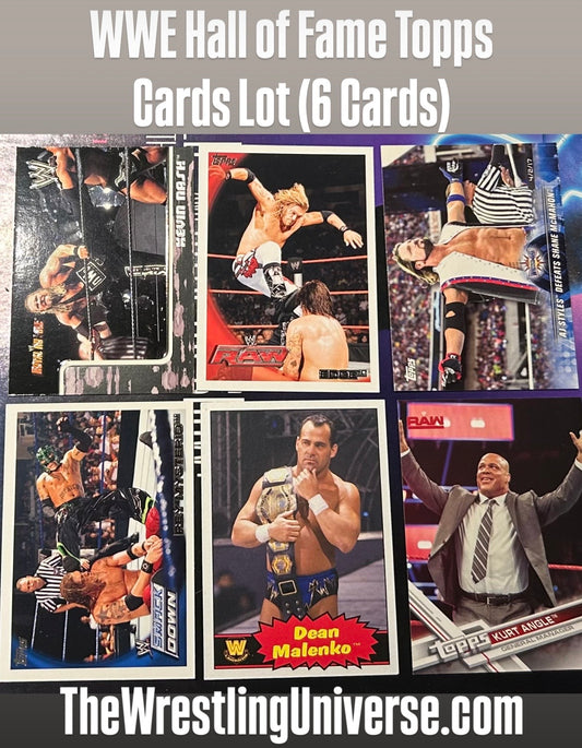 * WWE Hall of Fame Topps Cards Lot (6 Cards)