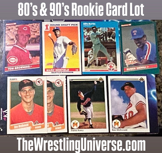 * 80’s & 90’s ROOKIE Cards Lot (8 Cards in Total)
