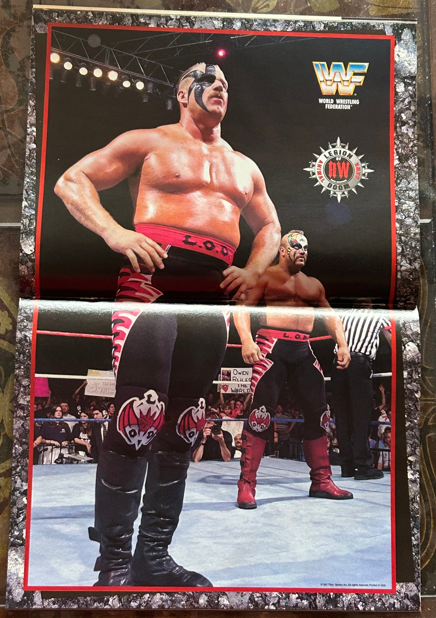 * WWE Magazine January 1998 (Road Warriors Color Pull-out Poster Inside)