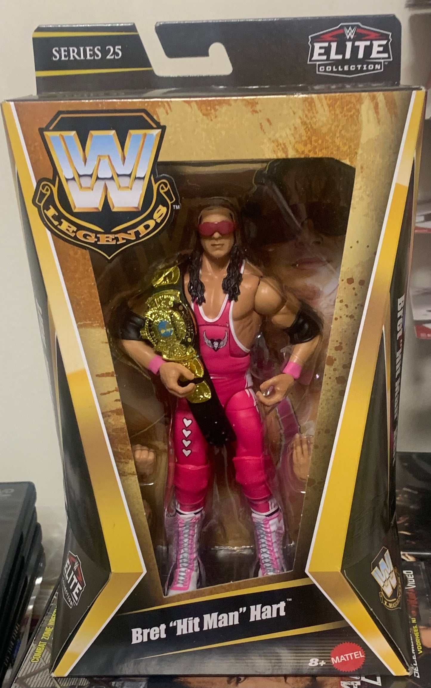 Bret “The Hitman” Hart WWE Mattel Elite Legends Series 25 Action Figure