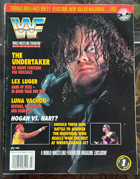 * WWE Magazine July 1993 (The Undertaker)