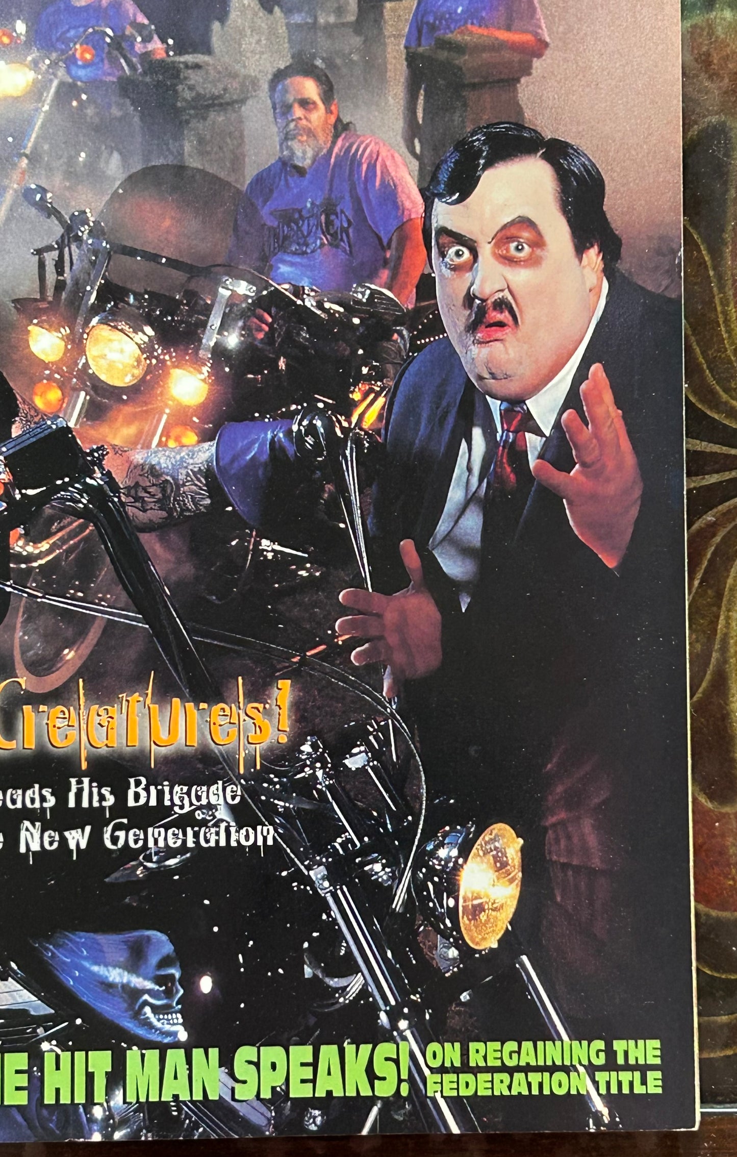 * WWE Magazine November 1995 (Bam Bam Bigelow Poster Inside)