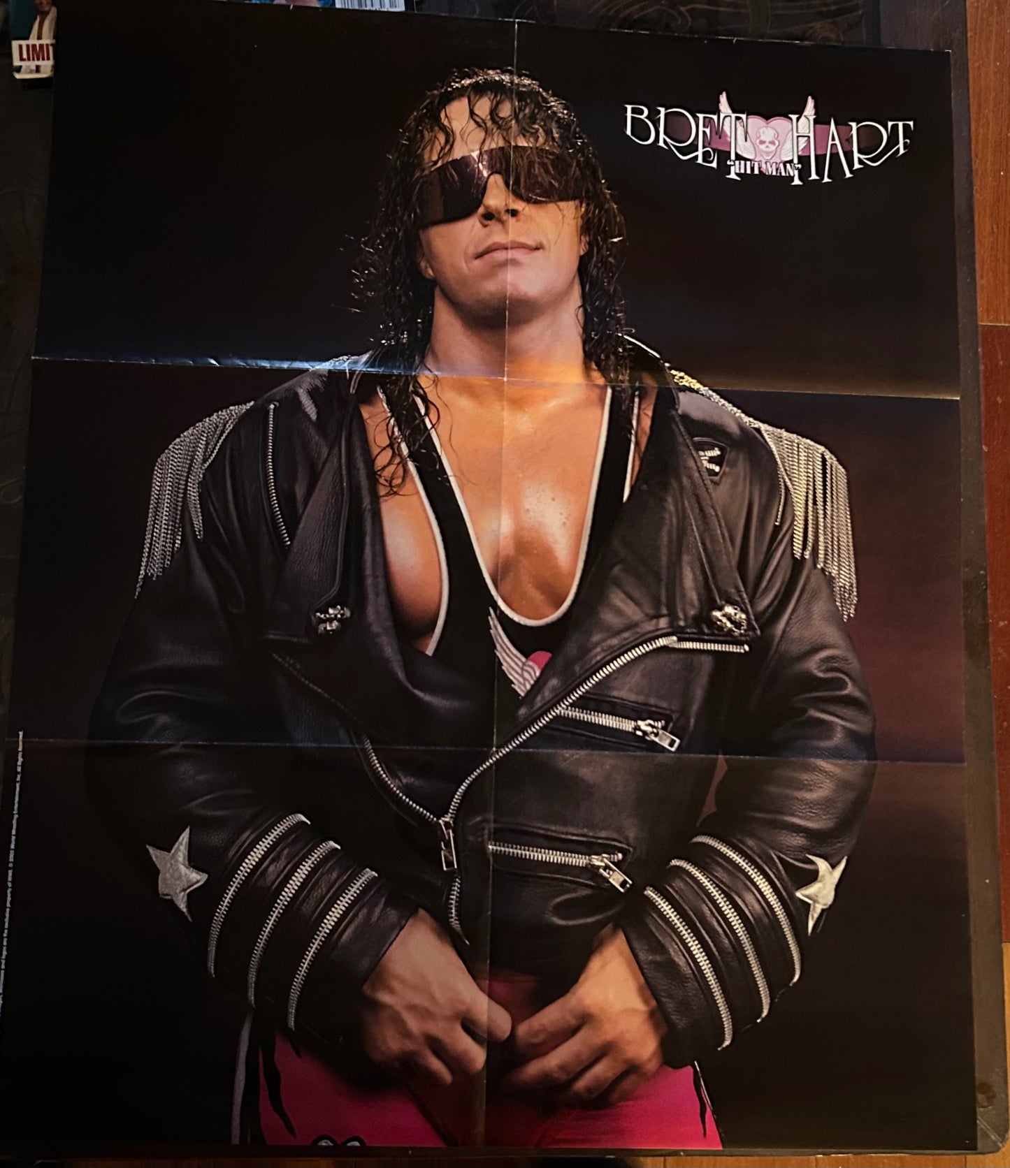 * Bret “The Hitman” Hart WWE LARGE Full Color Poster