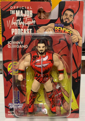 Johnny Gargano Official Major Wrestling Figure Podcast BENDIES Figure (Johnny Wrestling)!!!