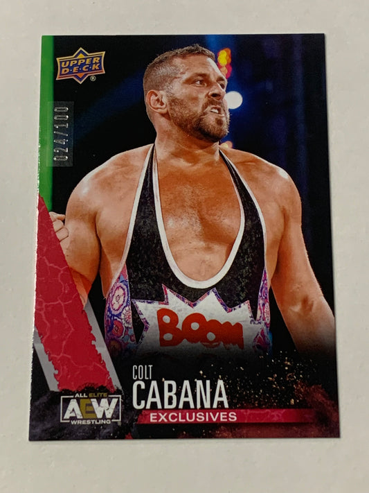 Colt Cabana 2021 AEW Upper Deck Red Parallel #24/100