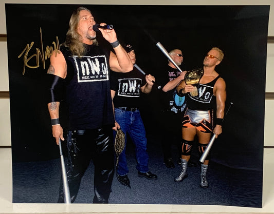 Kevin Nash Signed WWE 8x10 Color Photo NWO (Comes w/COA)