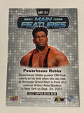 Powerhouse Hobbs 2022 AEW UD Upper Deck “Main Features” Green Parallel Card #122/199 (Only 199 Made)!!!