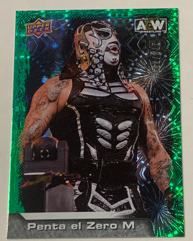 Penta El Zero M 2022 AEW UD Upper Deck Pyro Green Parallel Insert Card #278/399 (Only 399 Made)!!!