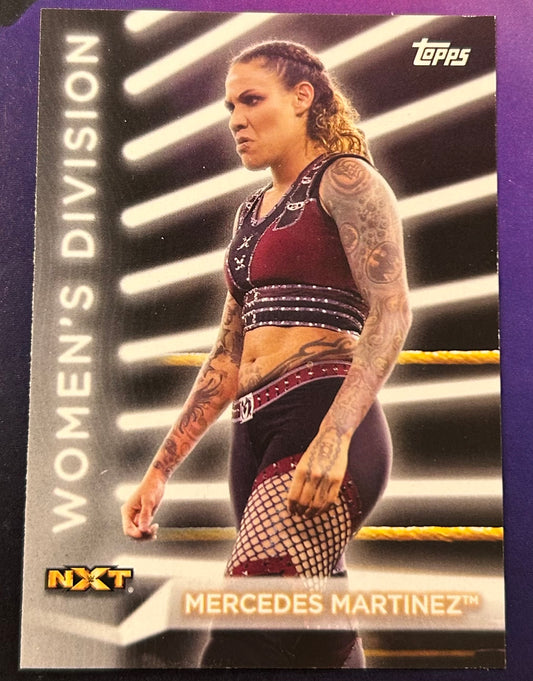 * Mercedes Martinez 2021 WWE NXT Topps Women’s Division Card