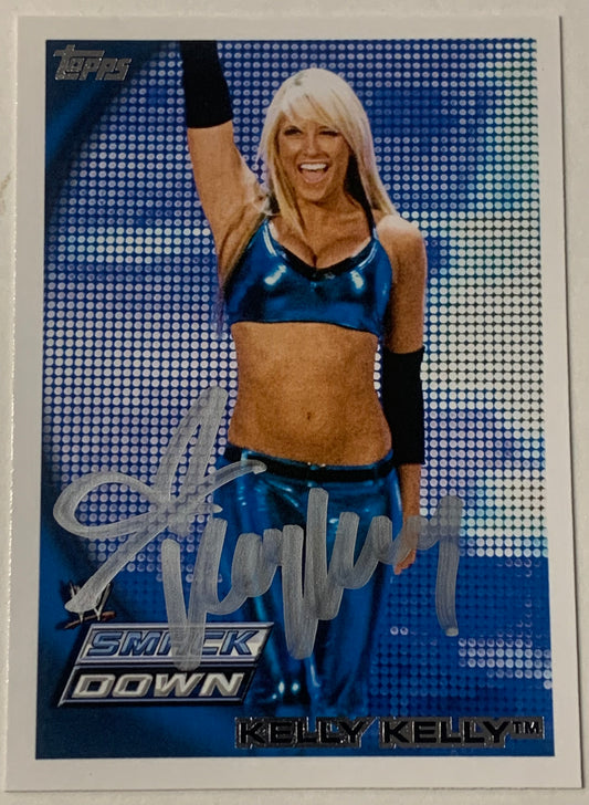 Kelly Kelly 2010 WWE SIGNED Topps Card (Comes w/COA)