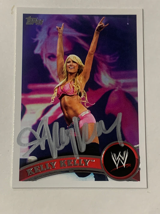 Kelly Kelly 2011 WWE SIGNED Topps Card (Comes w/COA)
