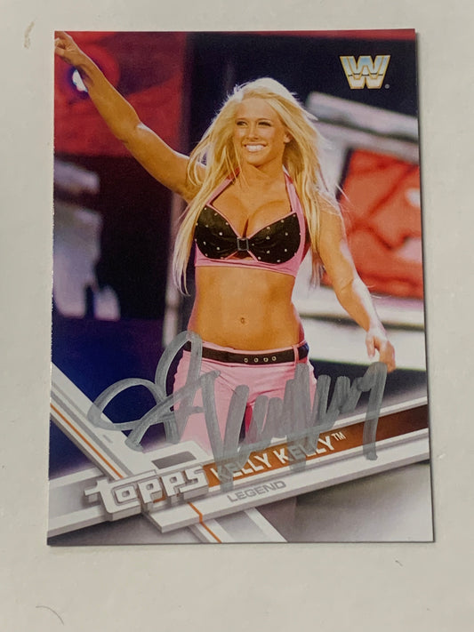 Kelly Kelly 2017 WWE SIGNED Topps Card (Comes w/COA)