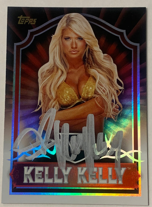 Kelly Kelly 2011 WWE SIGNED Topps Classic Card COA