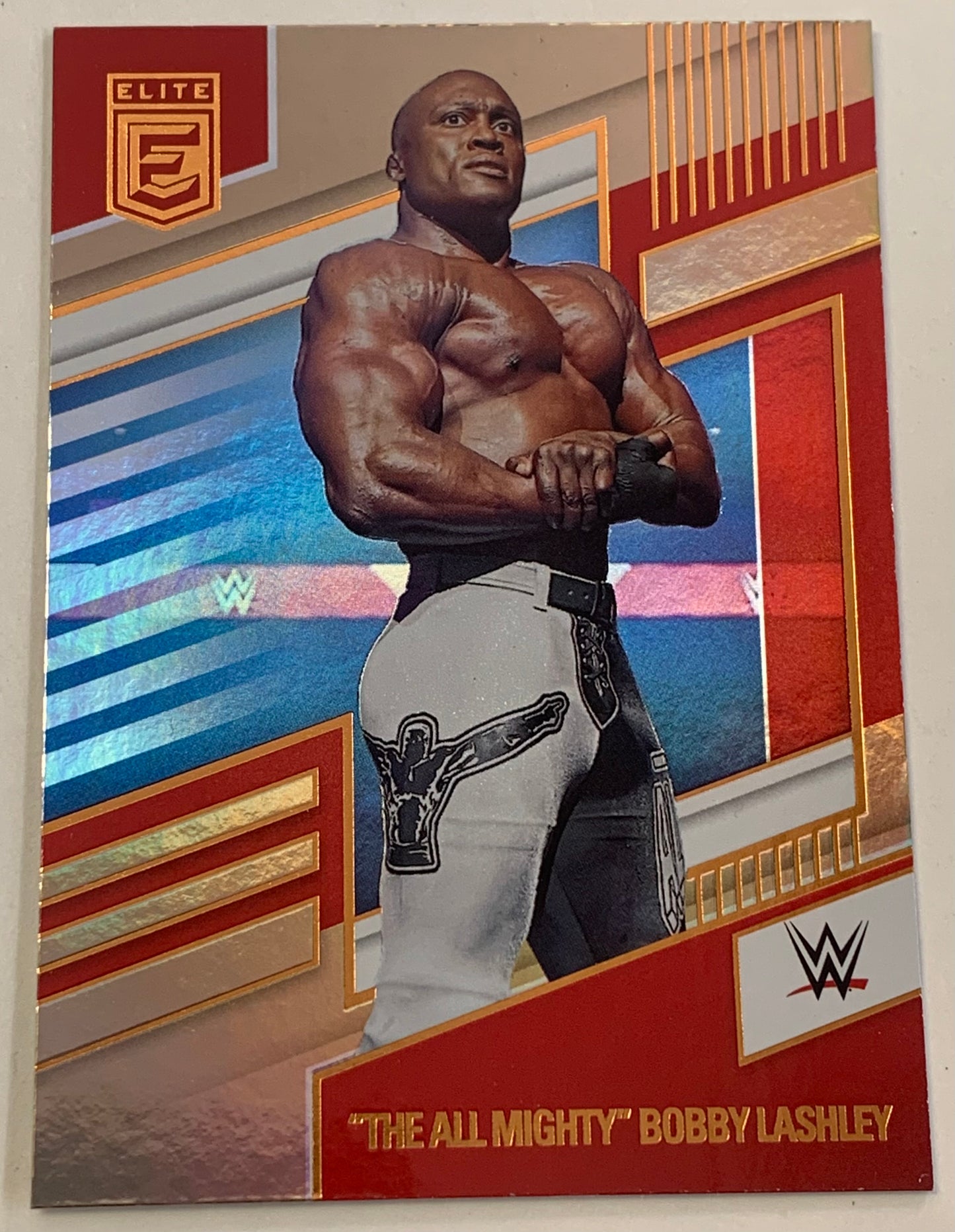 Bobby Lashley 2022 WWE Panini Chronicles Elite Card