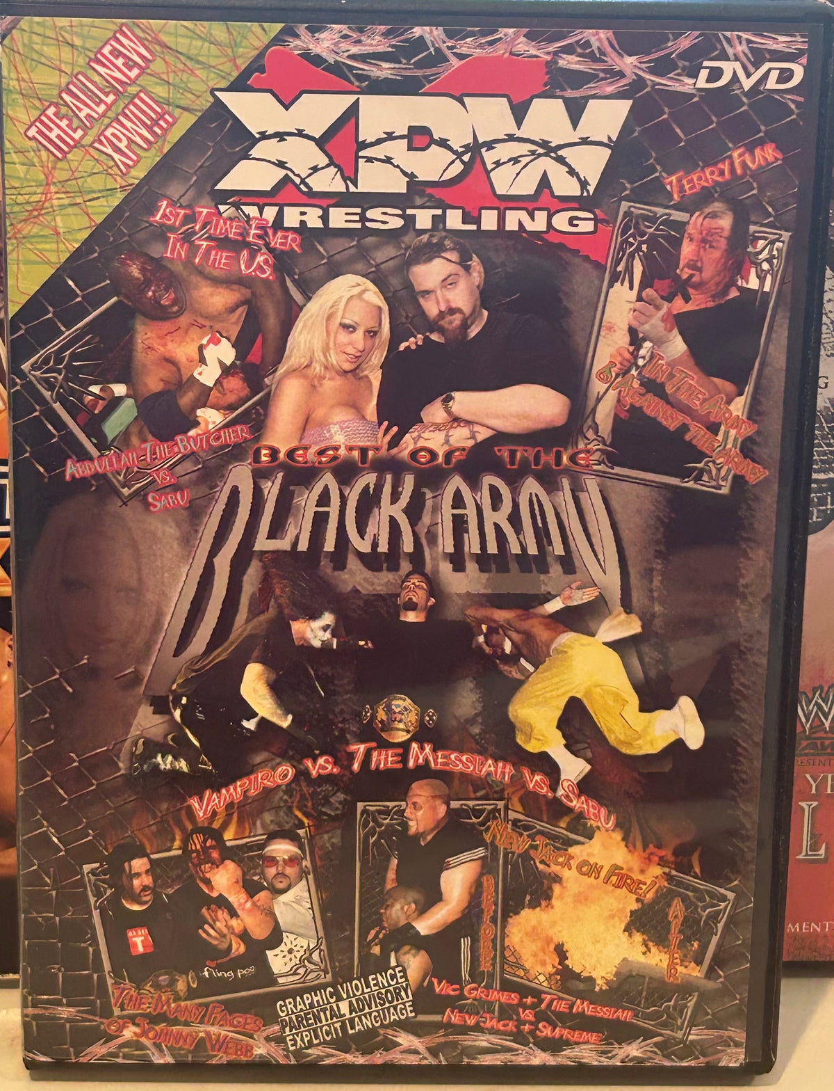 + XPW DVD “Best of The Black Army” (Terry Funk, Abby, Sabu & so much more)