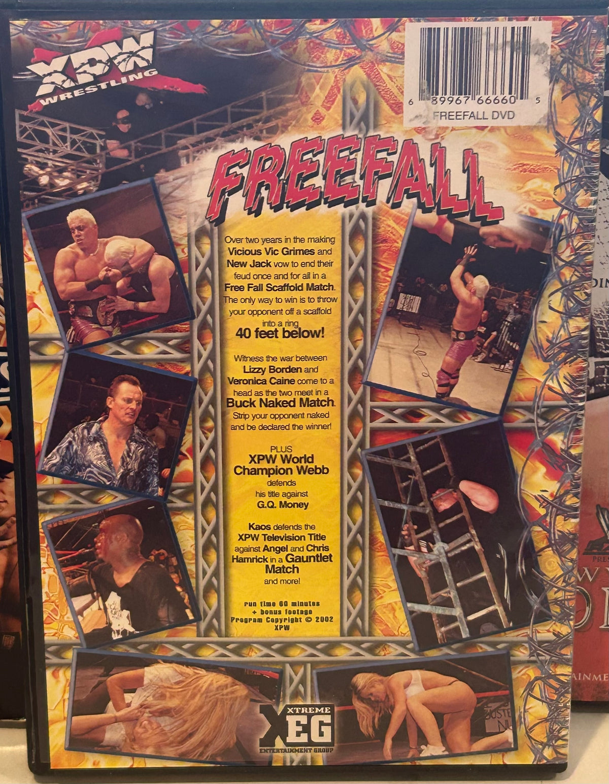 + XPW DVD “Freefall” (ECW’s Sandman, New Jack, Kaos & so much more)