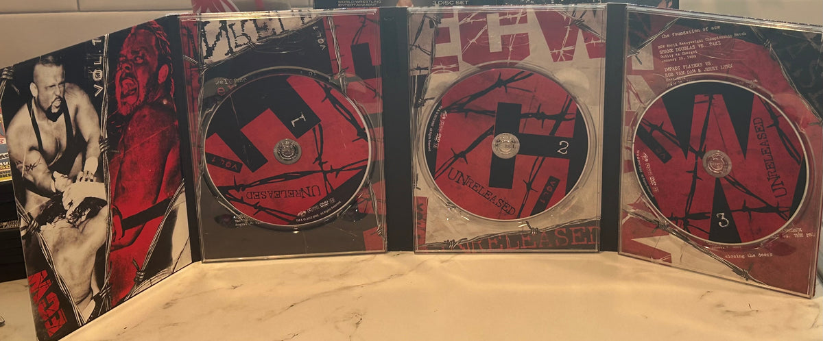 + ECW DVD “Unreleased Volume 1” (3-Disc Set)