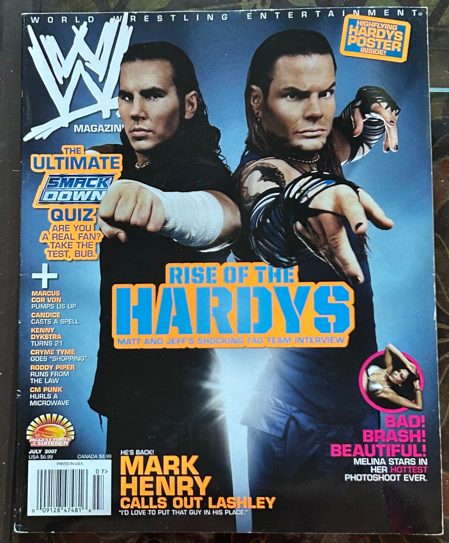 * WWE Magazine July 2007 (The Hardy Boyz)