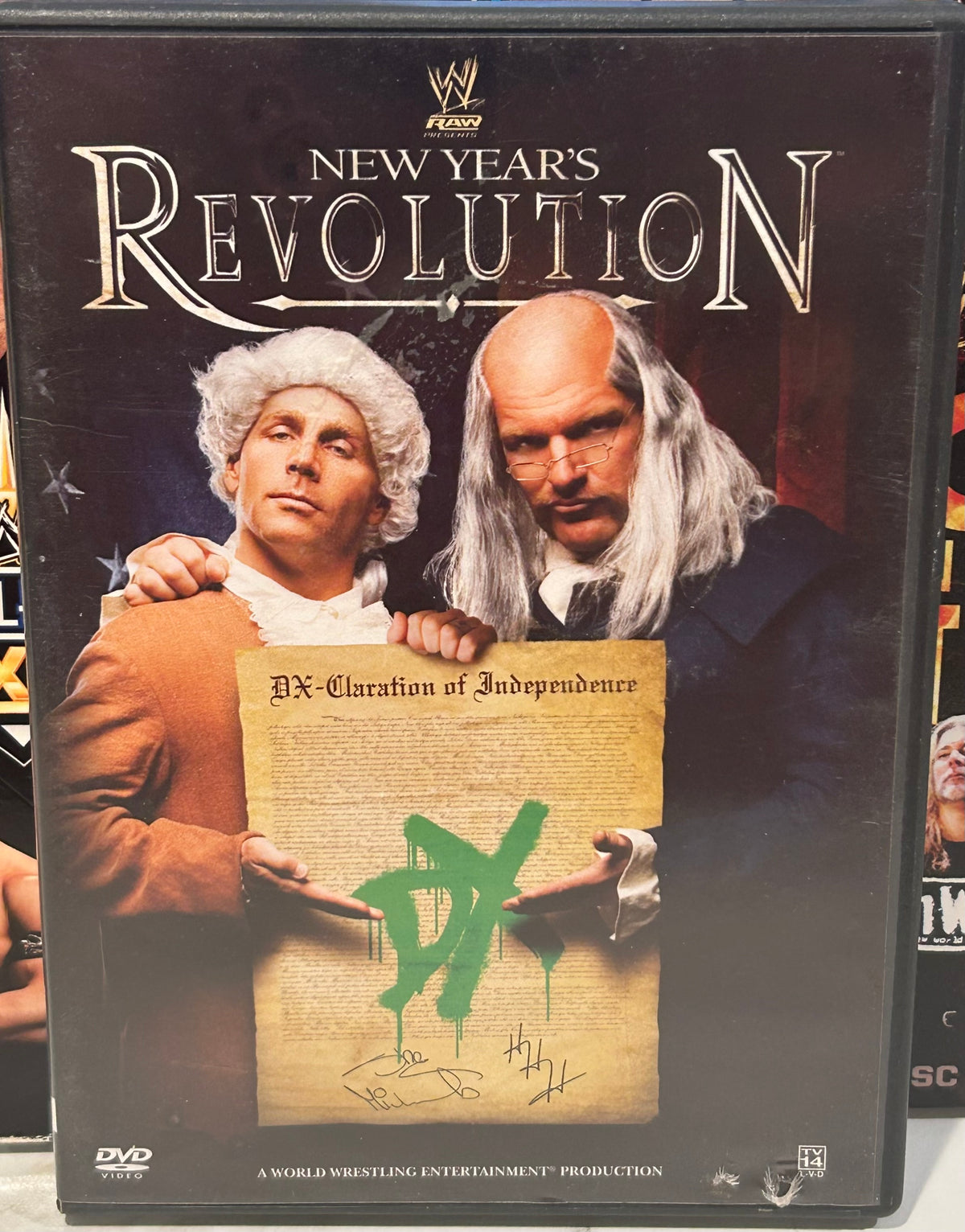 + WWE DVD “New Years Revolution 2007” (Cena, Umaga, Rated RKO & so much more)