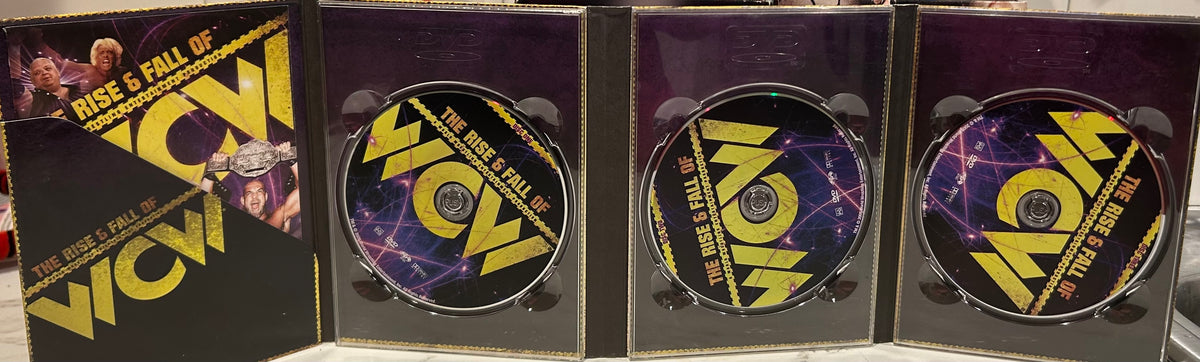 + “The Rise & Fall of WCW DVD’s (3-Disc Set)