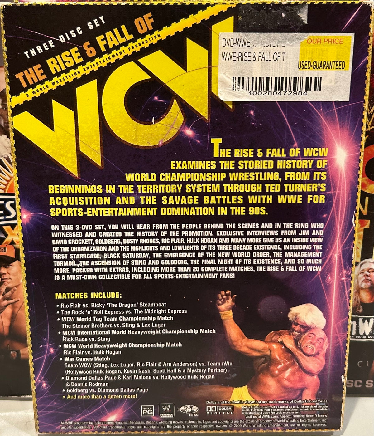 + “The Rise & Fall of WCW DVD’s (3-Disc Set)