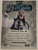 Penta El Zero M 2022 AEW UD Upper Deck “Main Features” Blue Parallel Card!!!