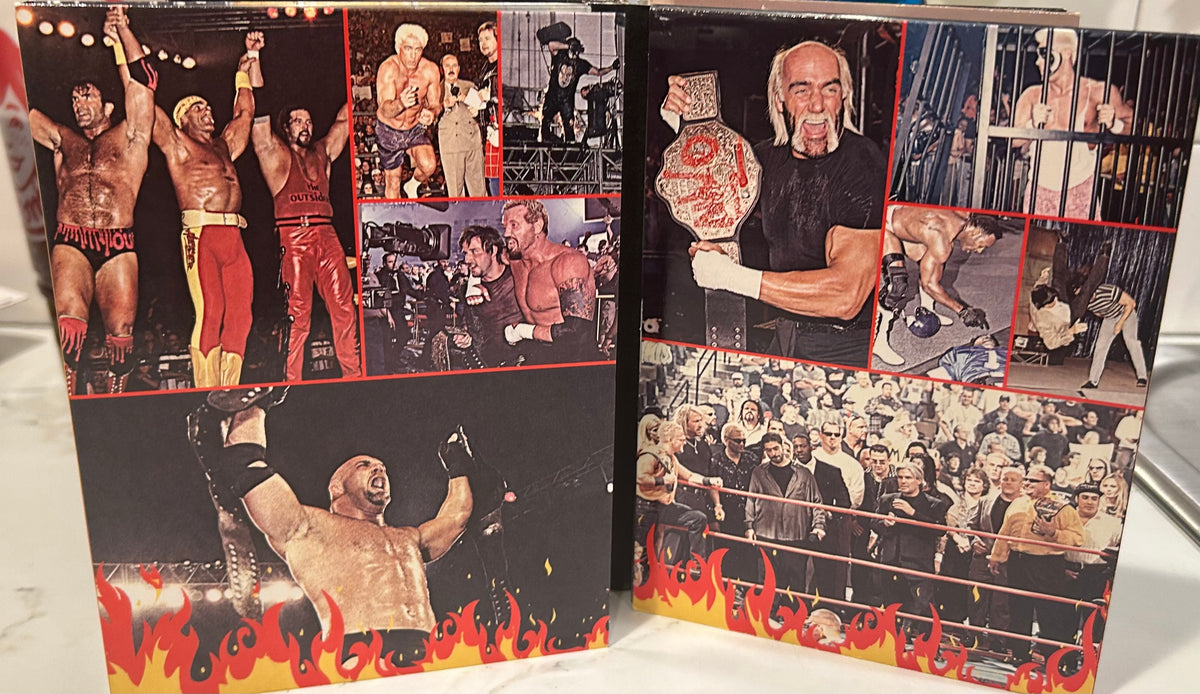 + “OMG!Volume 2, The Top 50 Incidents in WCW DVD’s” (3- Disc Set)