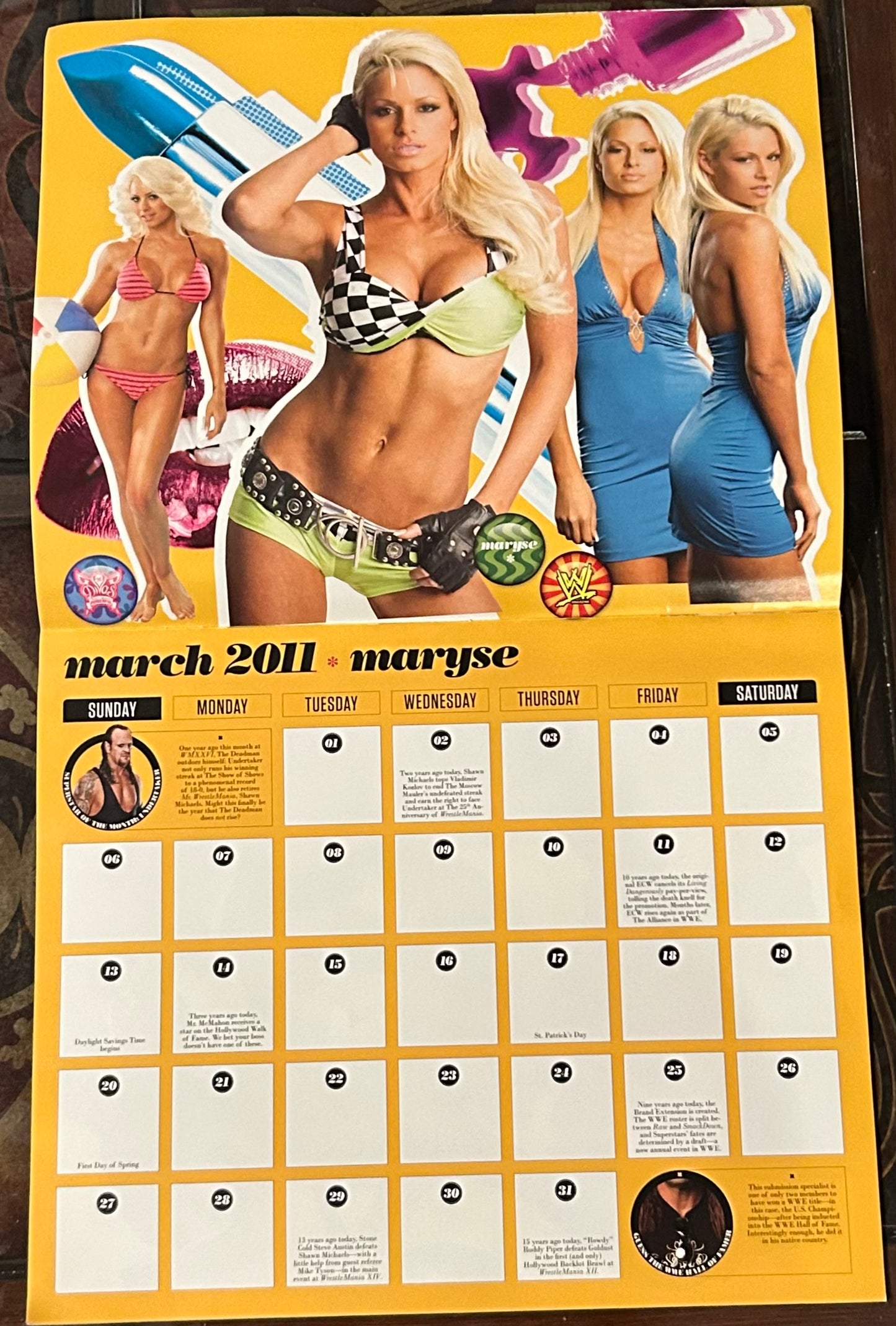 * WWE Official Divas 2011 Calendar (Awesome Pictures)