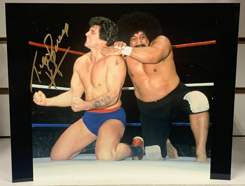 Tony Garea Signed 8x10 Color Photo WWE (Comes w/COA)