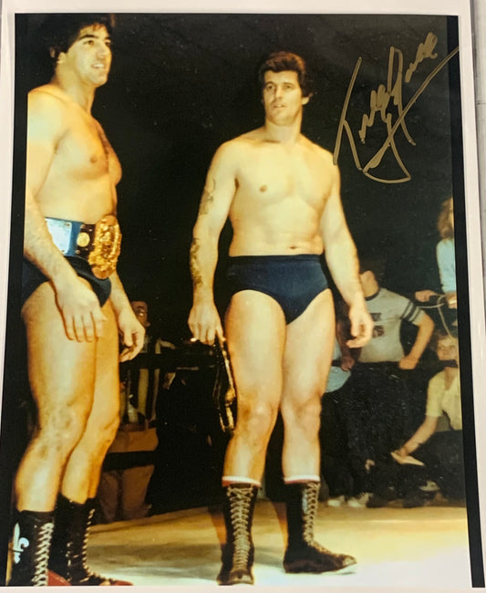 Tony Garea Signed 8x10 Color Photo WWE (Comes w/COA)