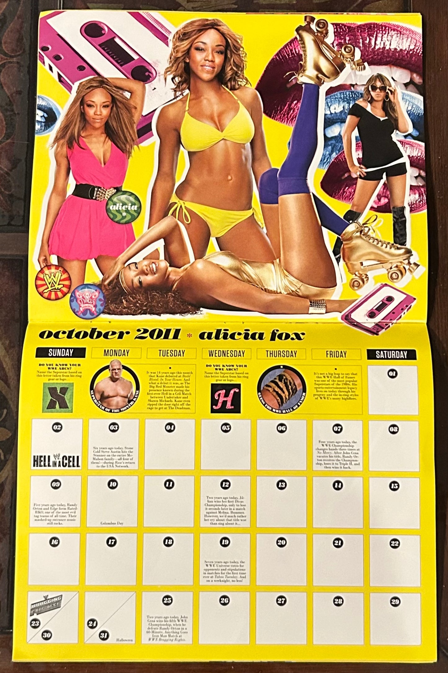 * WWE Official Divas 2011 Calendar (Awesome Pictures)
