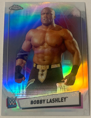 Bobby Lashley 2021 WWE Topps Chrome REFRACTOR Card!!!