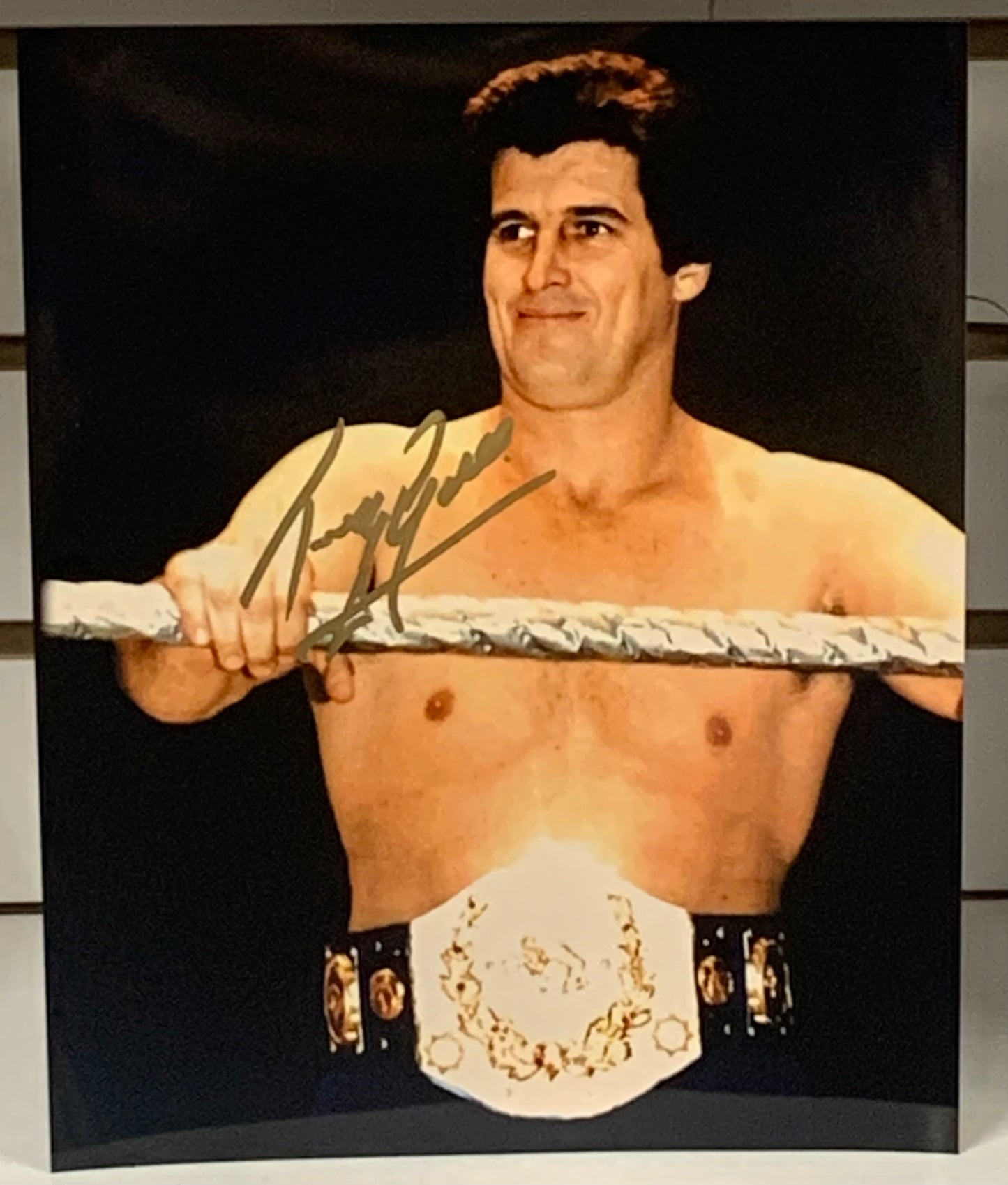 Tony Garea Signed 8x10 Color Photo WWE