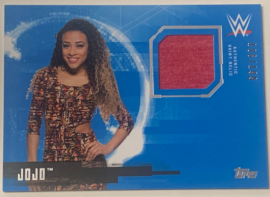 JoJo 2017 WWE Topps Undisputed Authentic Relic Card #/199