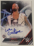 Luke Gallows 2016 WWE Topps SIGNED ROOKIE Card #39/99 (Only 99 Made)!!!