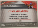 Xavier Woods 2017 WWE Topps “Summer Slam 2016 Event-Used Canvas Mat Relic” Card #110/299 (Only 299 Made)!!!