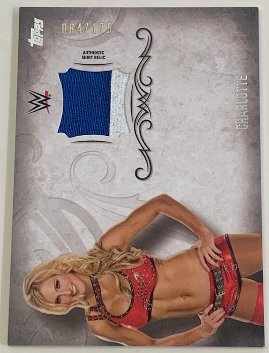 Charlotte Flair 2016 WWE Topps Undisputed Authentic Relic Card #/175