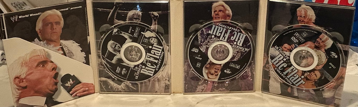 + “The Ultimate Ric Flair Collection DVD’s” (3-Disc Set)