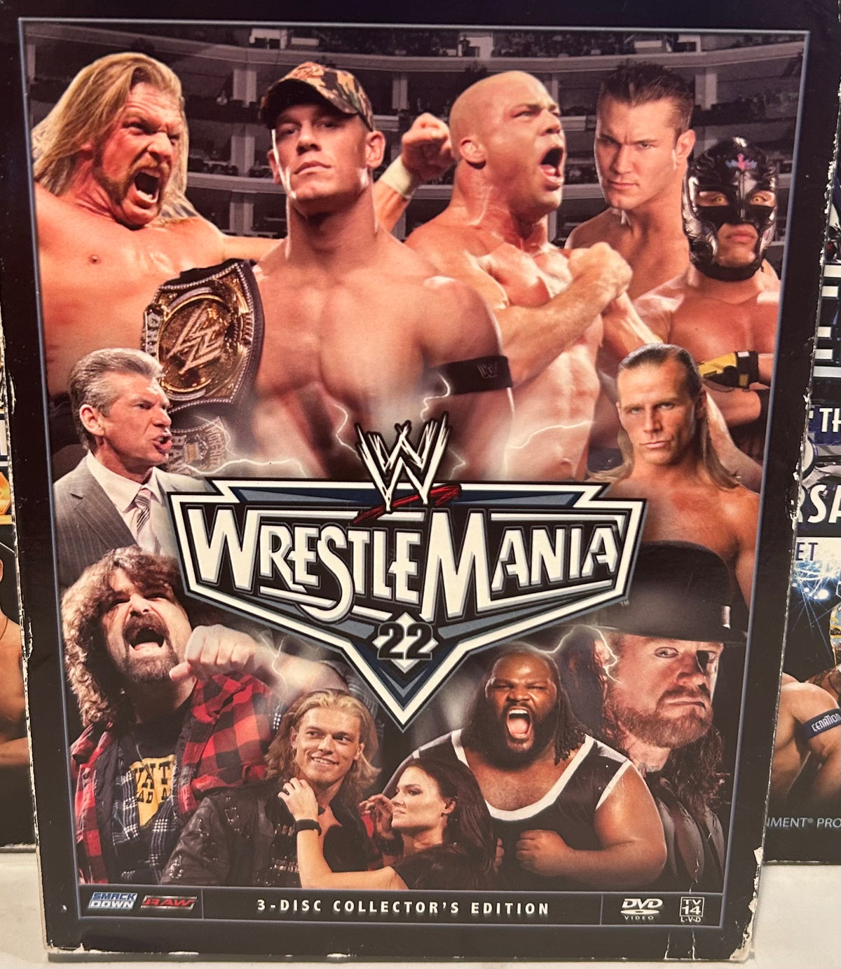 + WWE DVD “Wrestlemania 22” (3-Disc Set includes Hall of Fame Ceremony)