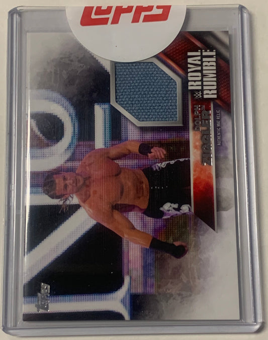 Dolph Ziggler 2016 WWE Topps Authentic Royal Rumble 2016 Event-Used Canvas Mat Relic #/399