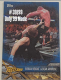 Roman Reigns & Dean Ambrose 2017 WWE Topps Parallel Card #39/99 (Only 99 Made)!!!