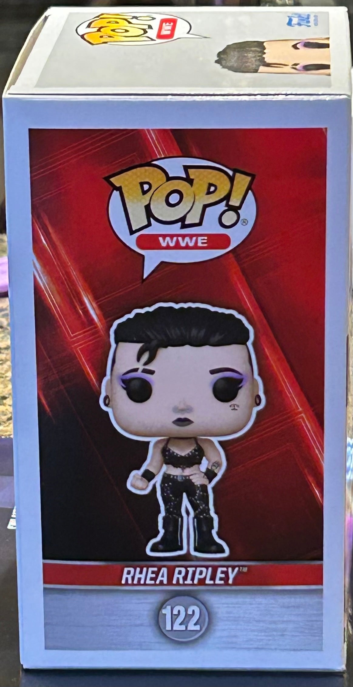 Rhea Ripley SIGNED WWE Funko Pop (Beautiful Signature)