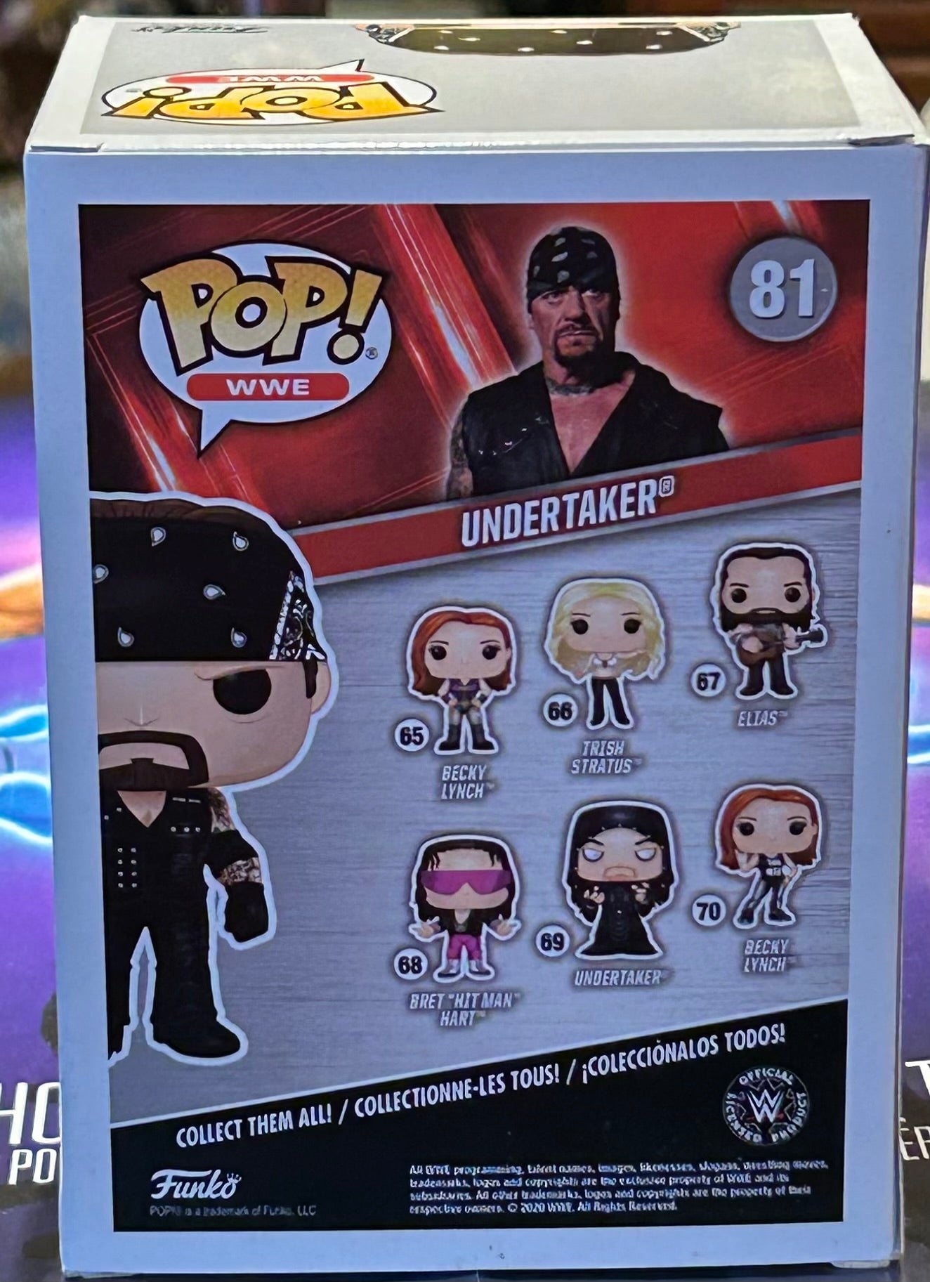 The Undertaker SIGNED WWE Exclusive Funko Pop (Amazing Signature)
