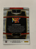 LA Knight 2022 WWE Select Prizm Concourse Silver Refractor Card