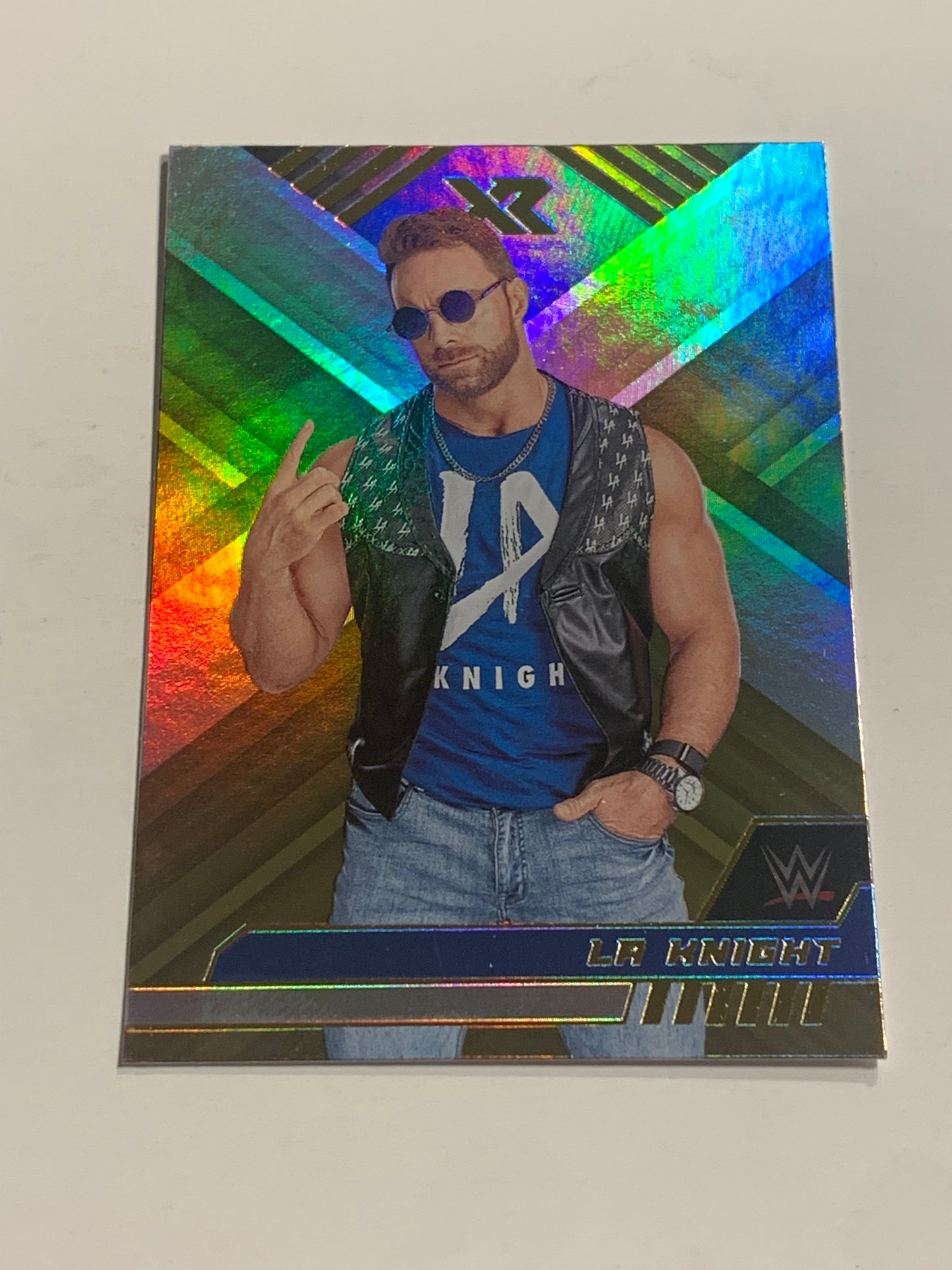LA Knight 2023 WWE Panini Chronicles XR Card