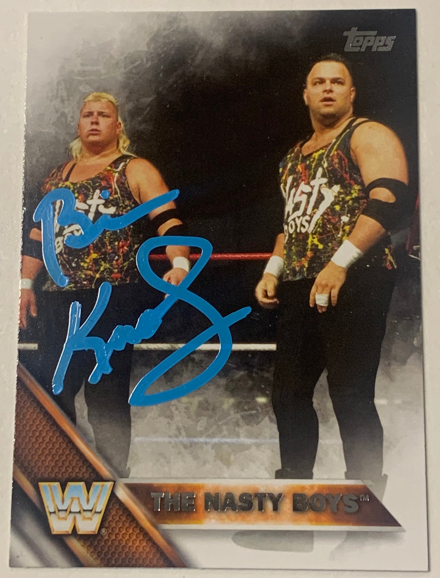Nasty Boys Brian Knobbs 2016 WWE Topps Heritage SIGNED Card (Comes w/COA)!!!