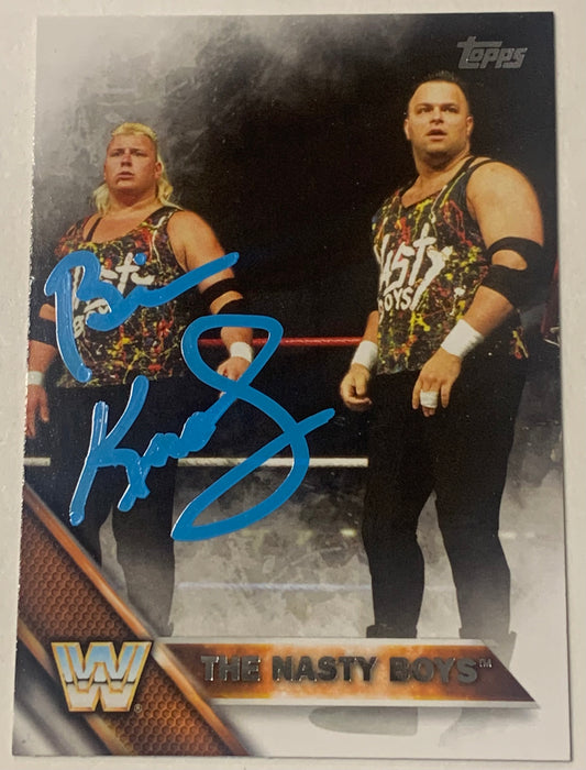 Nasty Boys Brian Knobbs 2016 WWE Topps Heritage SIGNED Card (Comes w/COA)!!!
