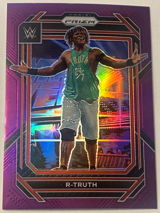 R-Truth 2023 WWE Prizm Purple Refractor Card #99/149